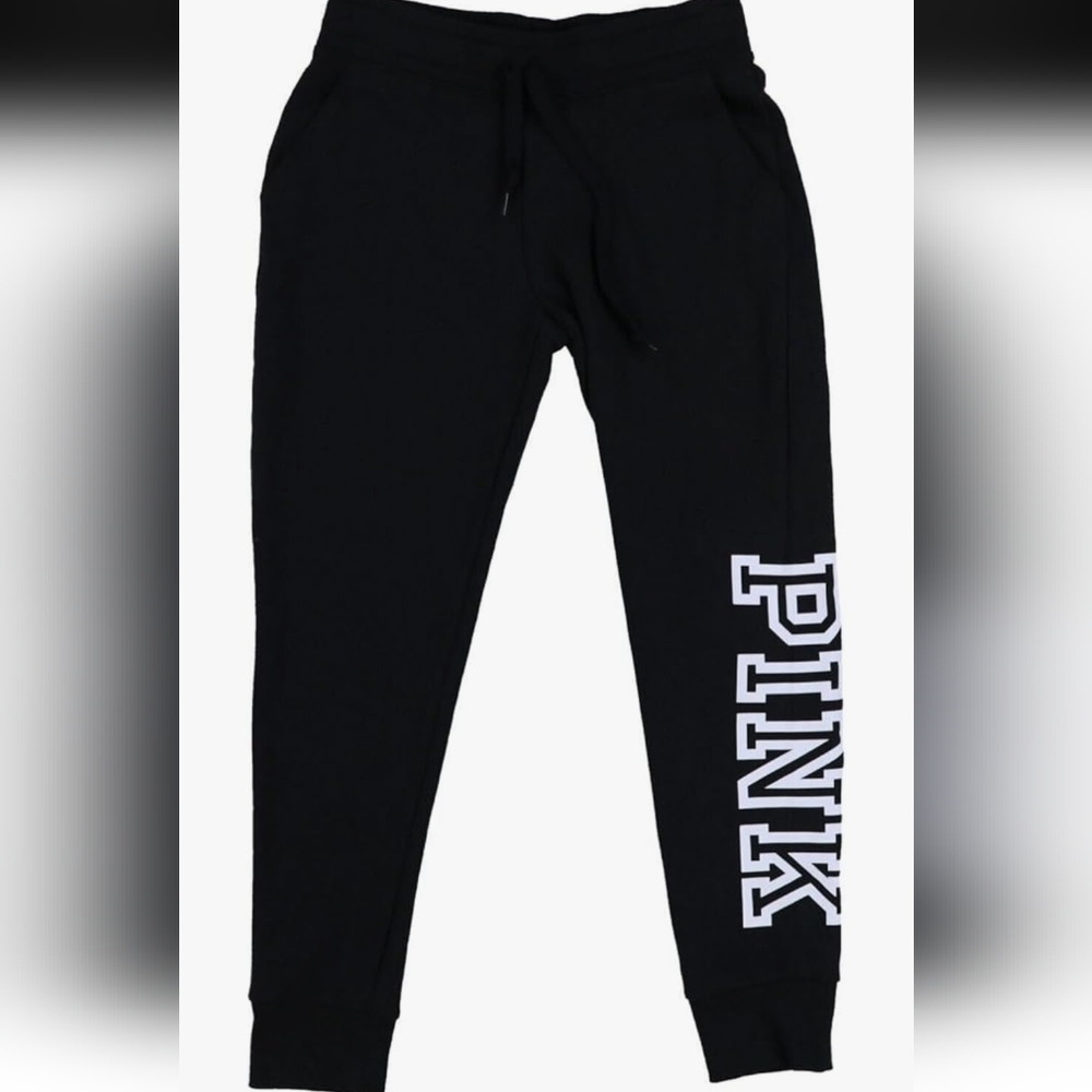 VS/PINK LOGO SKINNY JOGGER'S Sz Medium